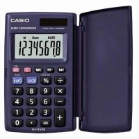 Kalkulačka CASIO HS 8 VER, černá, kapesní, osmimístná, velký displej
