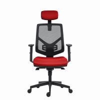 Powerton Kancelářské ergonomické křeslo Tina, Červené