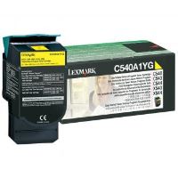LEXMARK originální toner C540A1YG, yellow, 1000str., return, LEXMARK C540, X543, X544, X54 (1)