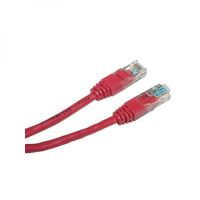 UTP patchcord UTP patchcord, Cat.5e, RJ45 M-5m, nestíněný, červený, economy