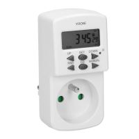Zásuvka s elektronickým časovačem Mini 230V, 50Hz, max. 1800W, bílá, Virone, časovač, 10 (1)