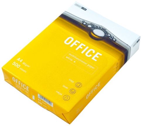 OFFICE PAPER A4, 80g/m2, 1x500listů (balíček)