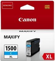 CANON originální ink PGI 1500XL, cyan, 12ml, 9193B001, high capacity, CANON MAXIFY MB2050,