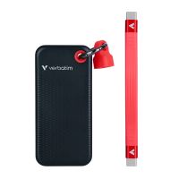 VERBATIM Pocket SSD 1TB, USB-C 3.2 Gen 2, černá/červená