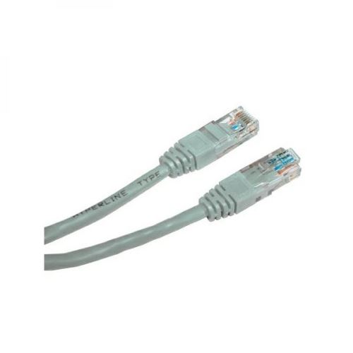UTP patchcord UTP patchcord, Cat.5e, RJ45 M-10m, nestíněný, šedý, economy