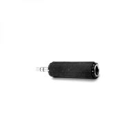 Audio Redukce, Jack (3,5mm) M-Jack (6,3mm) F, 0, stereo, černá, LOGO, blistr