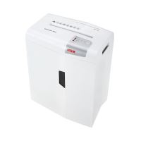 HSM Skartovací stroj X10 white řez 4,5x30, koš 20 l, až 10 listů A4 80g, CD i karty