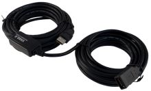 PREMIUMCORD USB 2.0 repeater a prodlužovací kabel A/M-A/F 15m