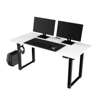 ULTRADESK Pracovní stůl bílá deska elektricky nastavitelná výška, 160x75 cm, 74-116 cm,
