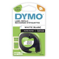 Dymo originální páska do tiskárny štítků, Dymo, 59421, S0721510, černý tisk/bílý podklad,