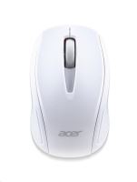 ACER  Wireless Mouse G69 White - RF2.4G, 1600 dpi, 95x58x35 mm, 10m dosah, 2x AAA, Win/Chr