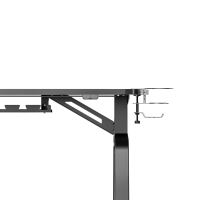 ULTRADESK Herní stůl BOOSTER, 136x70,5 cm, 75 cm, RGB podsvícení, držák sluchátek i nápojů (12)