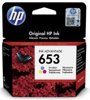 HP originální ink 3YM74AE, HP 653, Tri-colour, HP