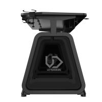 ULTRADESK Herní stůl BOOSTER, 136x70,5 cm, 75 cm, RGB podsvícení, držák sluchátek i nápojů (7)